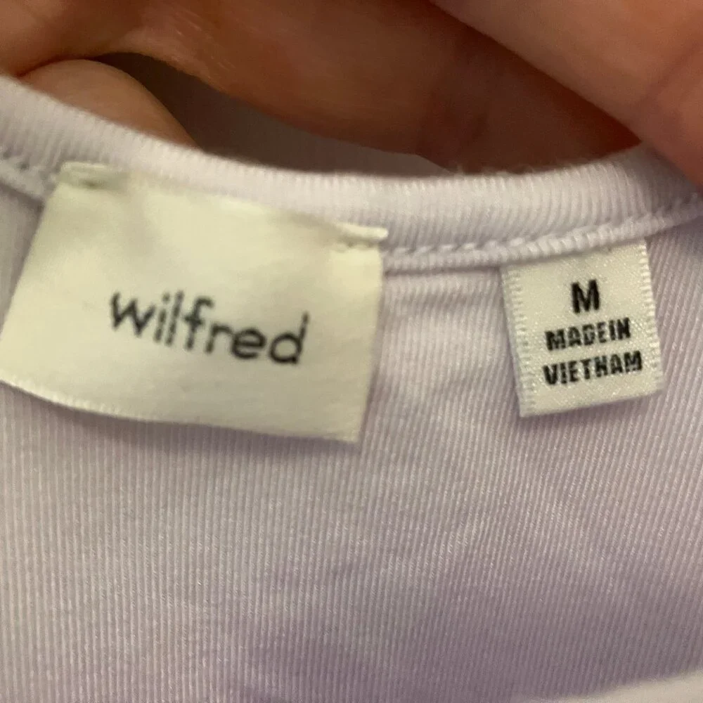 Wilfred Label Lavender Knit Maxi Dress Size M - Picture 4 of 4